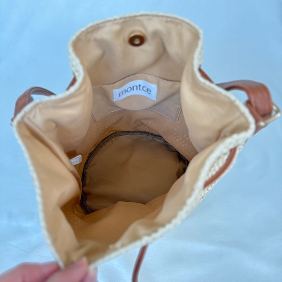 Montce Tan and Brown Bucket Bag - Picture 5 of 5
